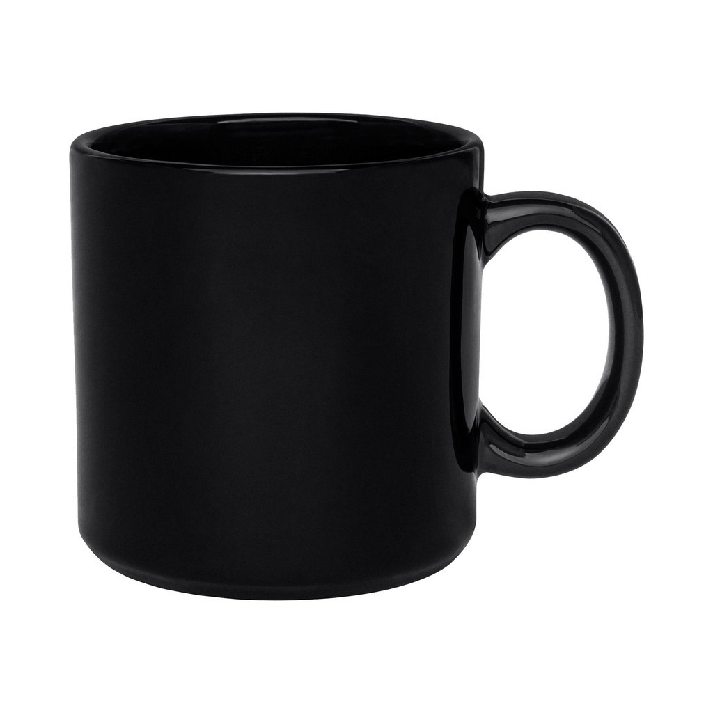 Caneca Biona AZ12 360ml, Cerâmica, Preta - 4497 - Home & Living