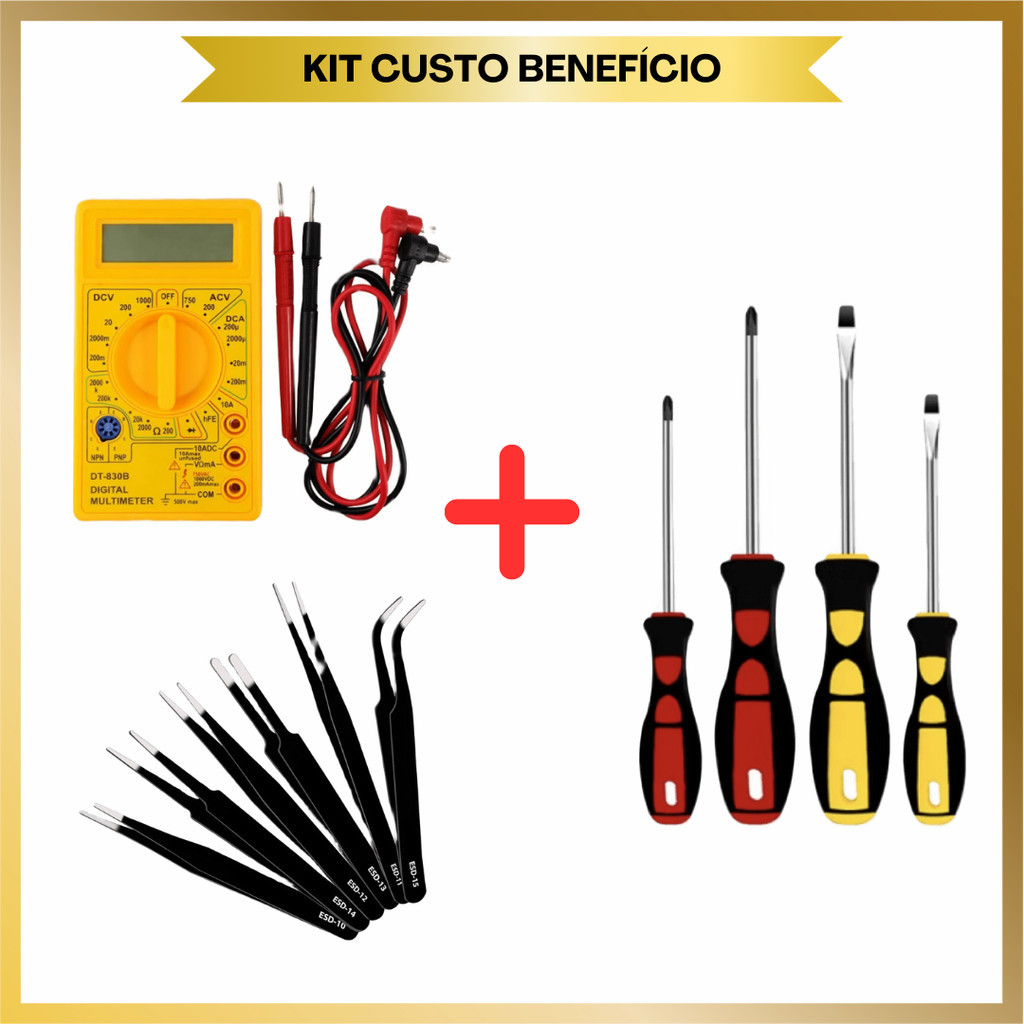 Ferramentas de Precisão para Eletrônica e Manutenção Profissional