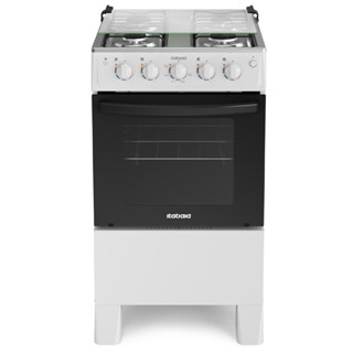 Fogão 4 Bocas à Gás Itatiaia Star New Acendimento Automático e Forno Limpa Fácil Branco Bivolt em Oferta na Shopee