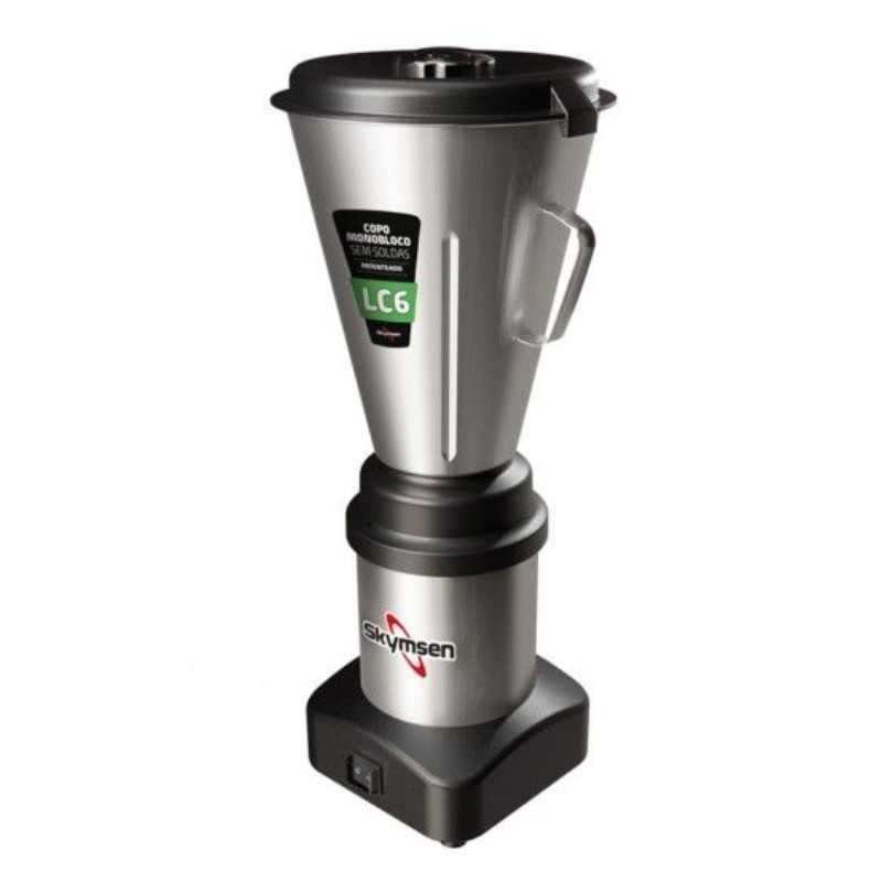 Liquidificador Comercial Copo Inox 500 W LC6 Restaurantes Sucos Bebidas Massas 4.500 Copo Monobloco