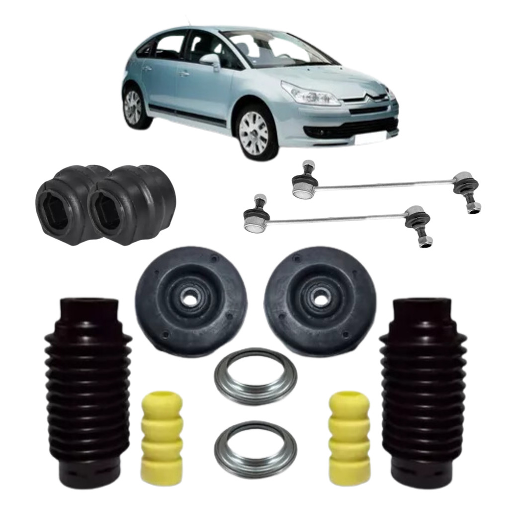 Kit Coxim Batente Bieleta Bucha Amortecedor Dianteiro Citroen C4 Pallas