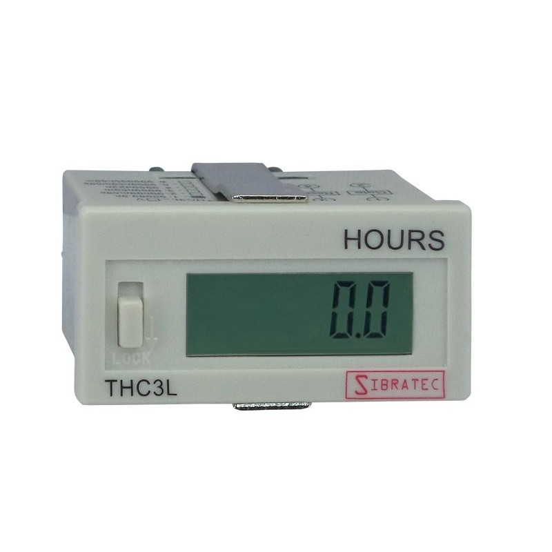 Horímetro Digital Contato Seco Escala 99999,9 Horas 22x45mm