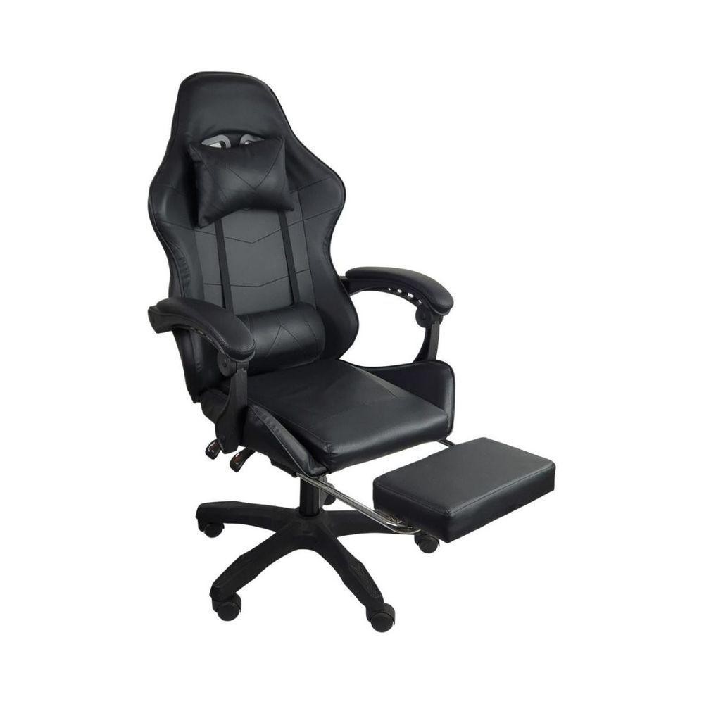 Cadeira Gamer Stillus Ergonômica Com Apoio Para Os Pés Preto em Oferta na Shopee