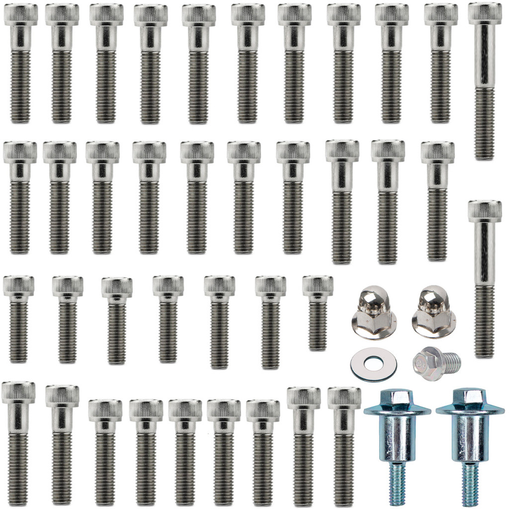 Kit parafusos inox motor completo CG 150 CG150 Titan Fan Sport 2004 a 2015 (externos)