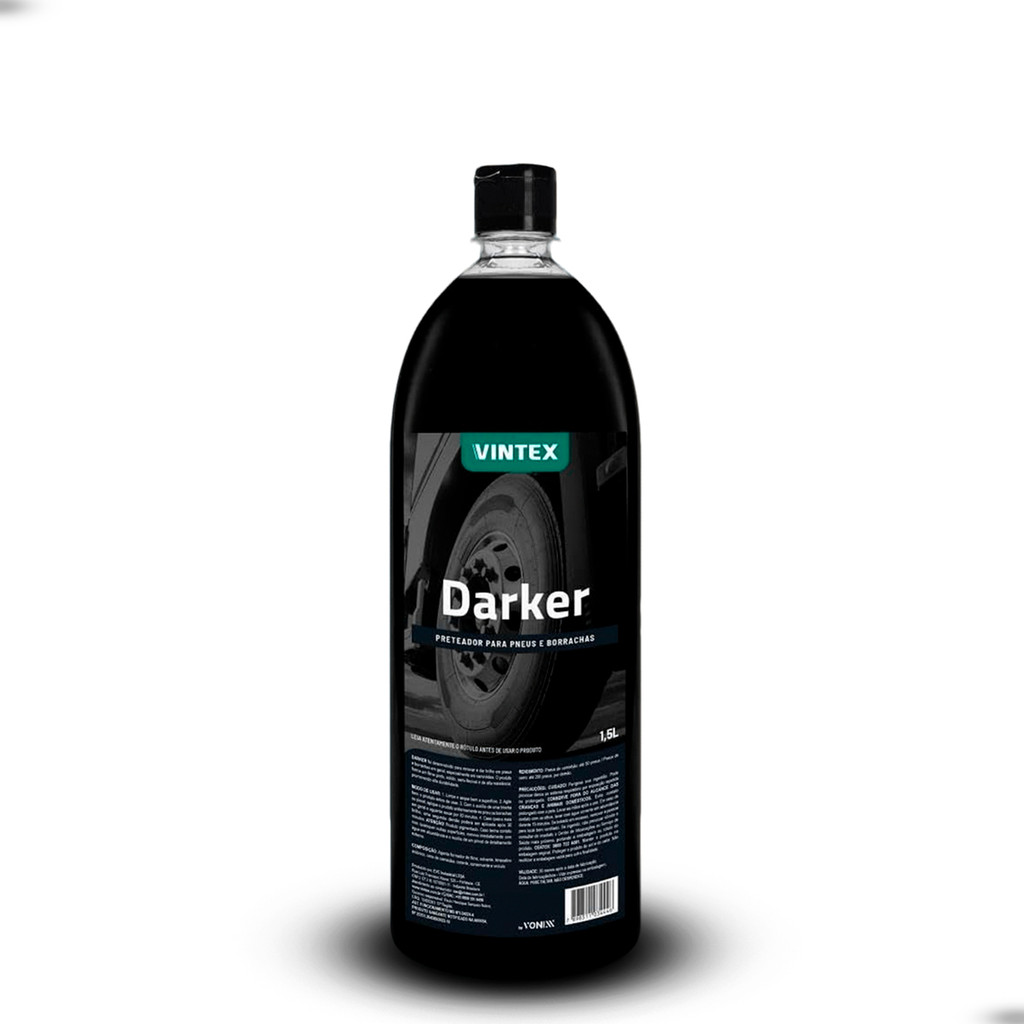 Preteador Darker 1,5L Vonixx: Filme Seco e Resistente para Pneus em Oferta na Shopee