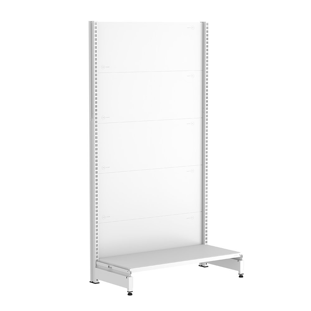 Gôndola Amapá Fit 40 Inicial Parede 1,70x0,90x0,40 com 1 Bandeja