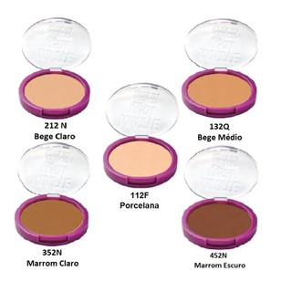 Pó Compacto Matte Real Color Trend Várias Cores 7g cada- Maquiagem