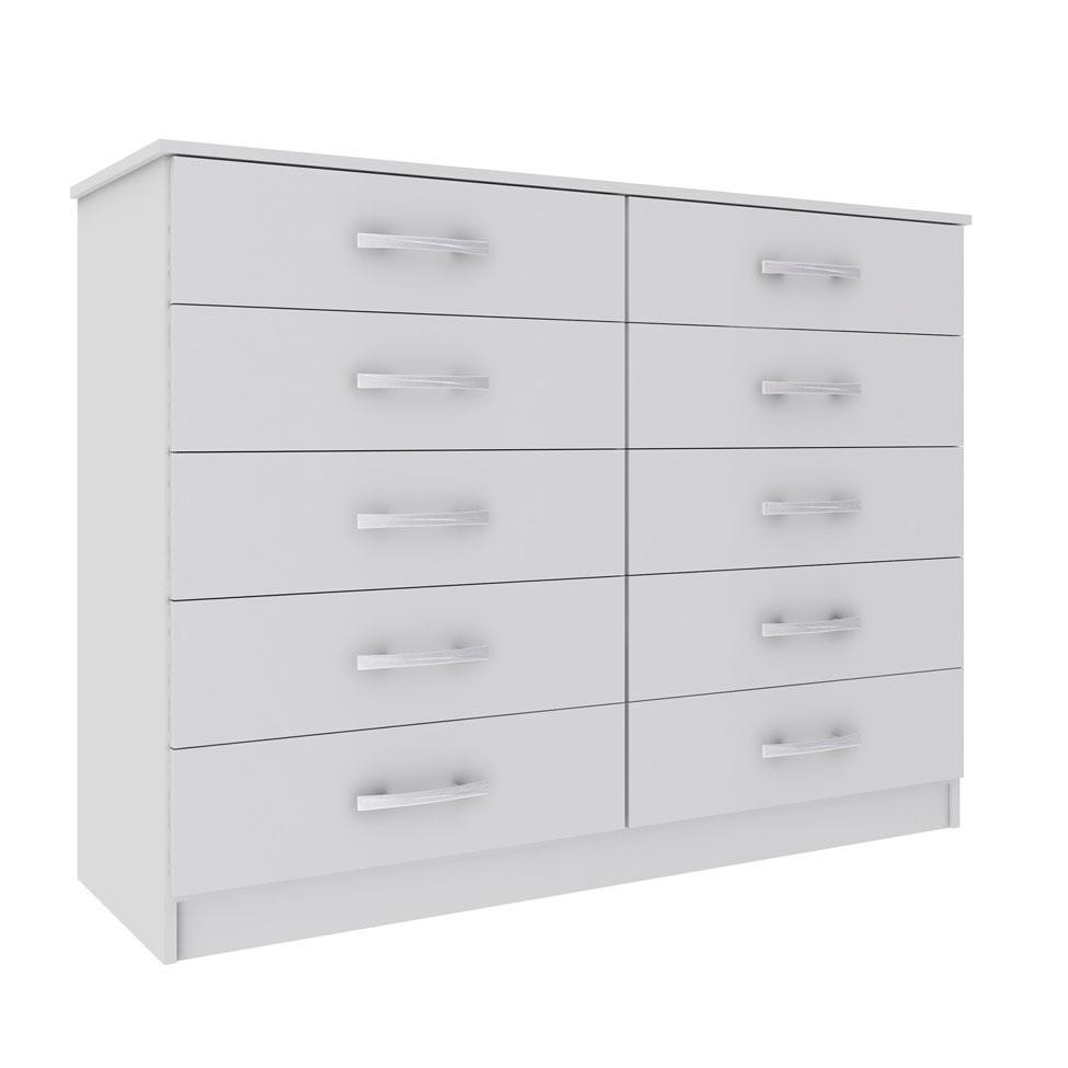 Cômoda Austin 10Gv Branco - Home & Living