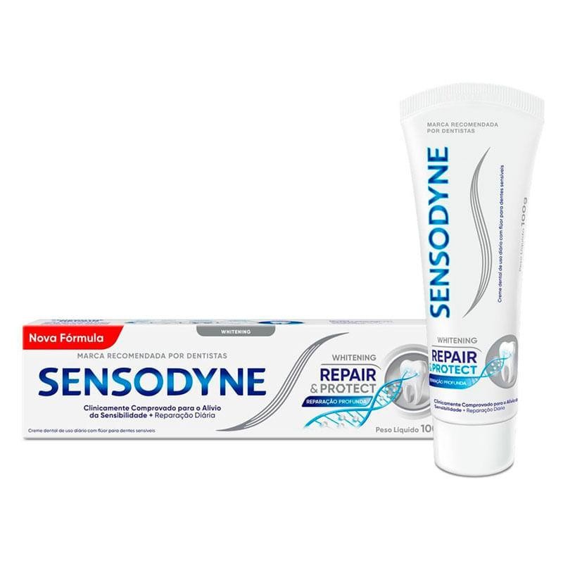 Creme Dental Sensodyne Whitening Repair e Protect 100g - Health