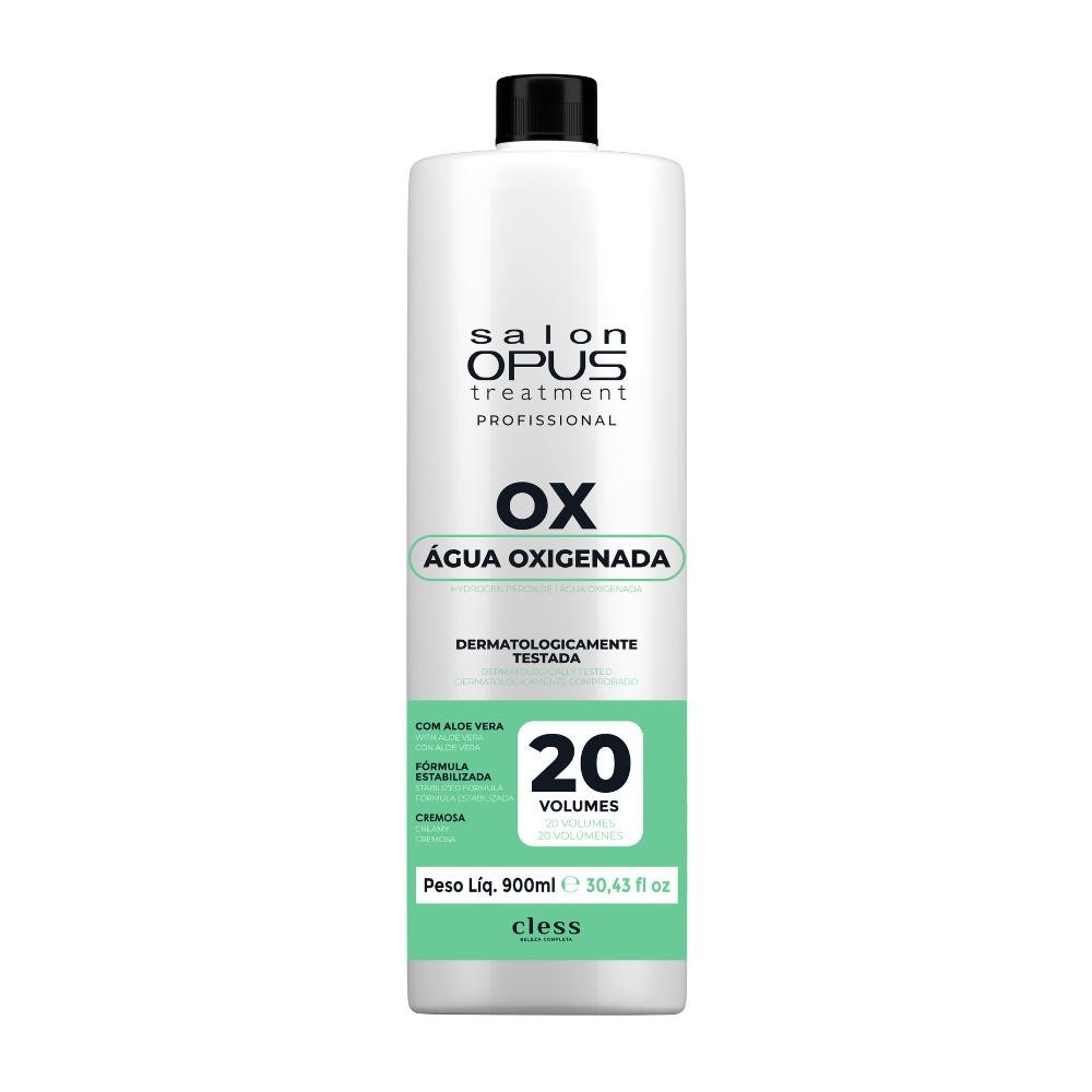 Água Oxigenada Descolorante Capilar 20V Salon Opus 900ml em Oferta na Shopee