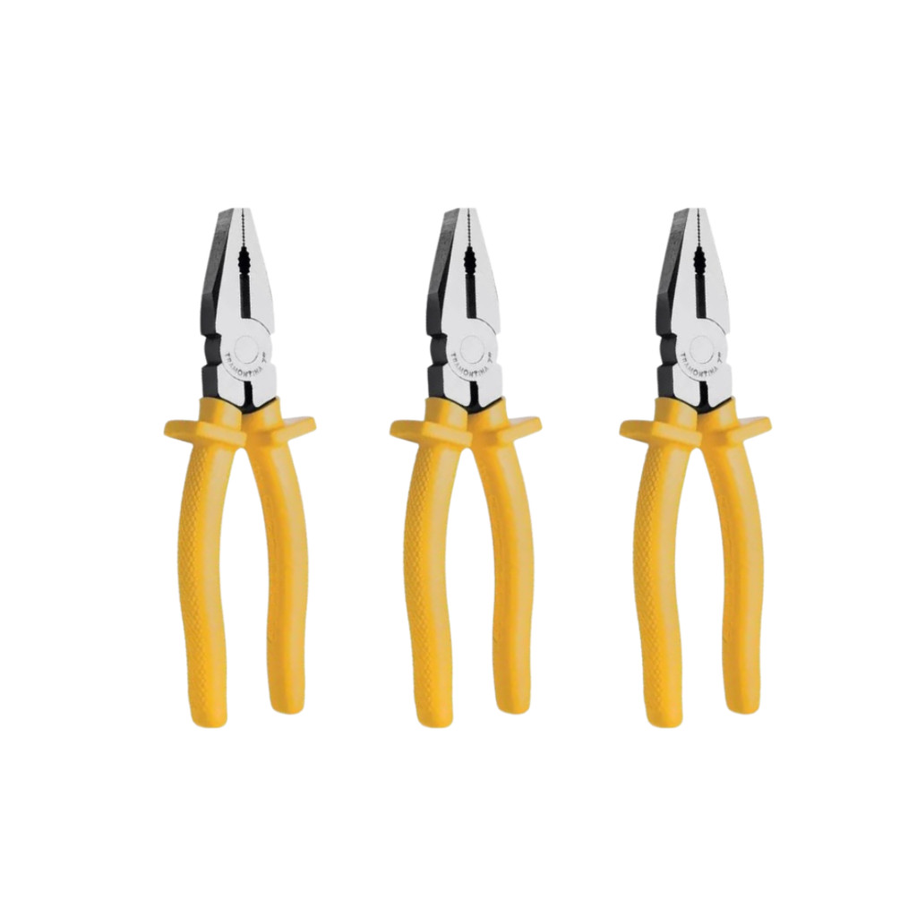Kit C/ 3 Alicates Universal 8'' Isol 1000v Master Tramontina