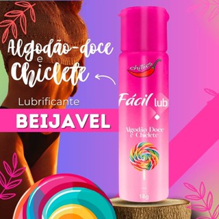 Gel Lubrificante Intimo Beijável Para Massagem Penetração e Oral Sabor Algodão-doce e Chiclete em Oferta na Shopee