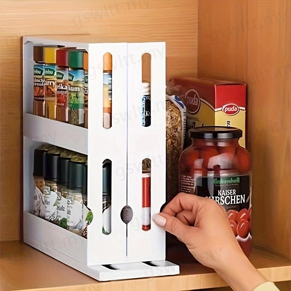 GSWLTT Rack De Armazenamento De Especiarias , Armário Deslizante Cozinha Multifuncional De...