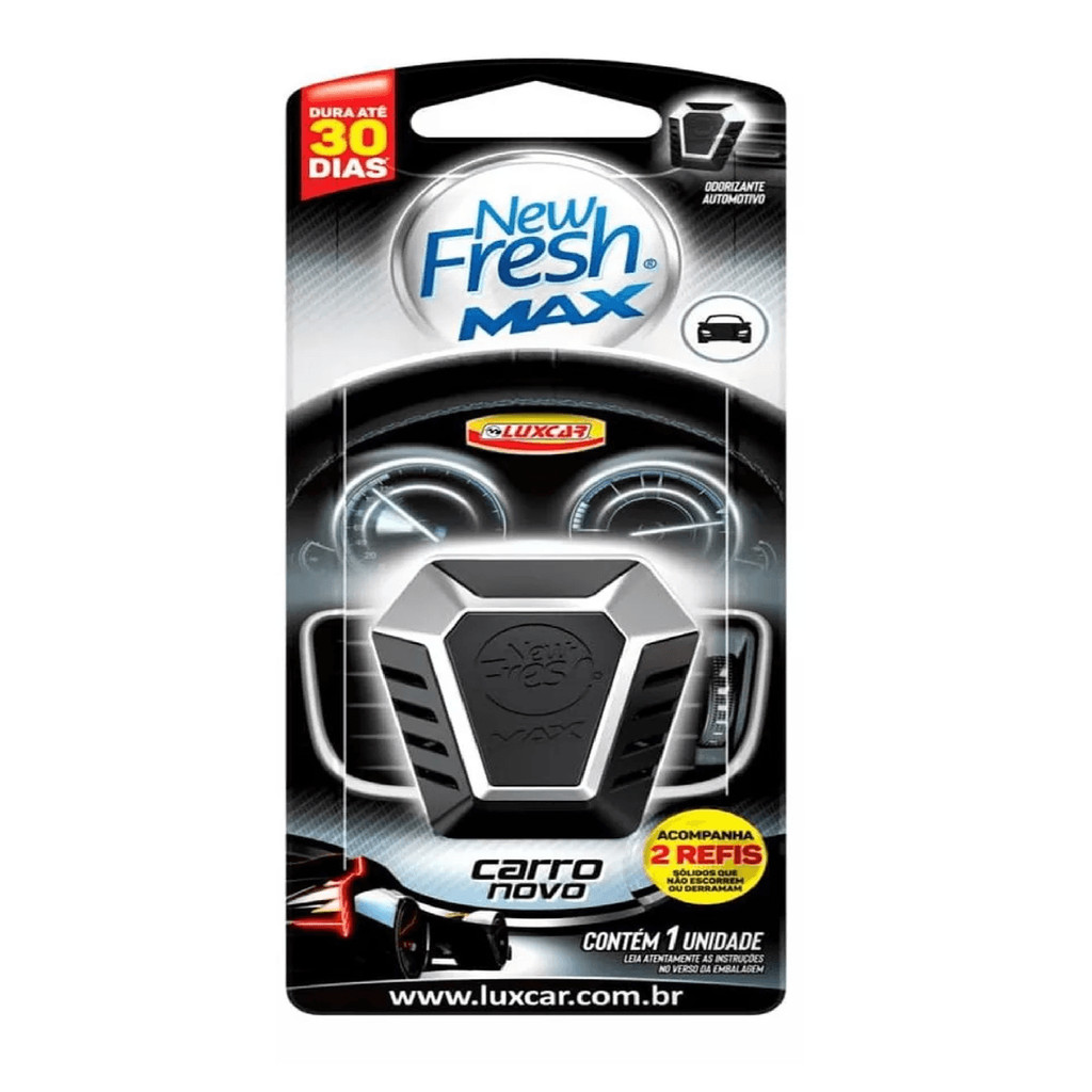 Cheirinho Automotivo New Fresh Max Refil Carro Luxcar
