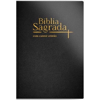 Bíblia Sagrada Nvi | Letra Grande Com Cantor Cristão | Preta em Oferta na Shopee