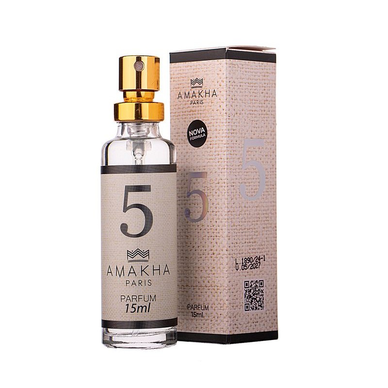 Deo Colônia Feminino Nº5 15ml - Amakha Paris