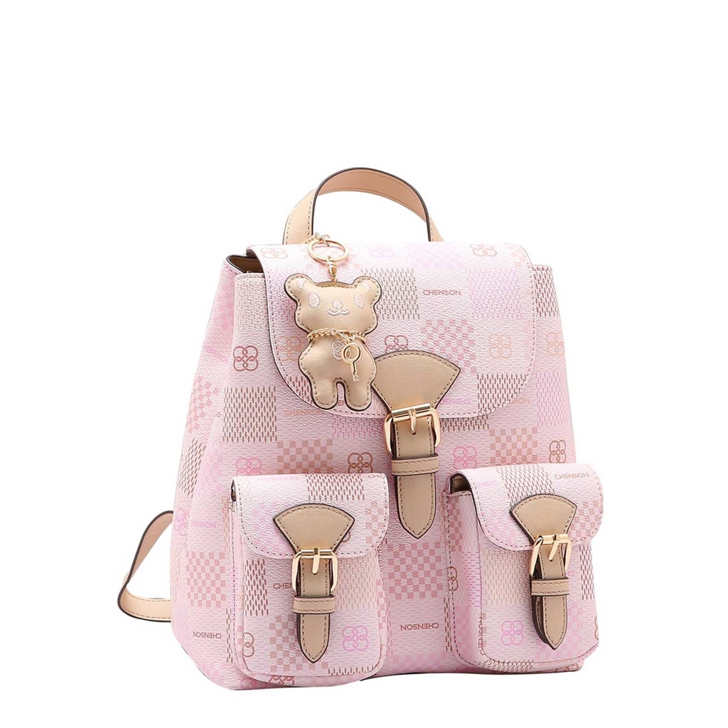 Mochila Feminina Chenson Original Elemento Gráfico  8485091 em Oferta na Shopee