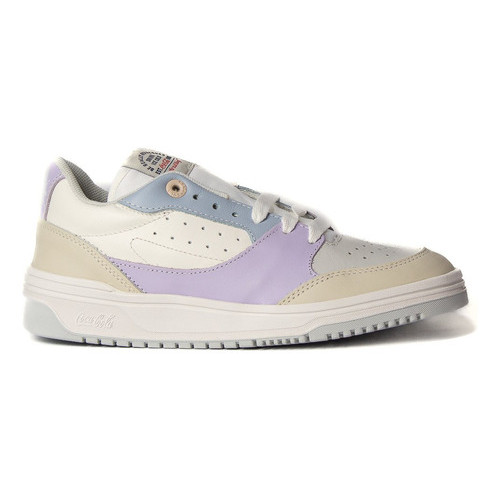 Tênis Coca Cola March Limited Leather Branco/Multi Feminino Casual Confortável Urbano Dia a Dia Original