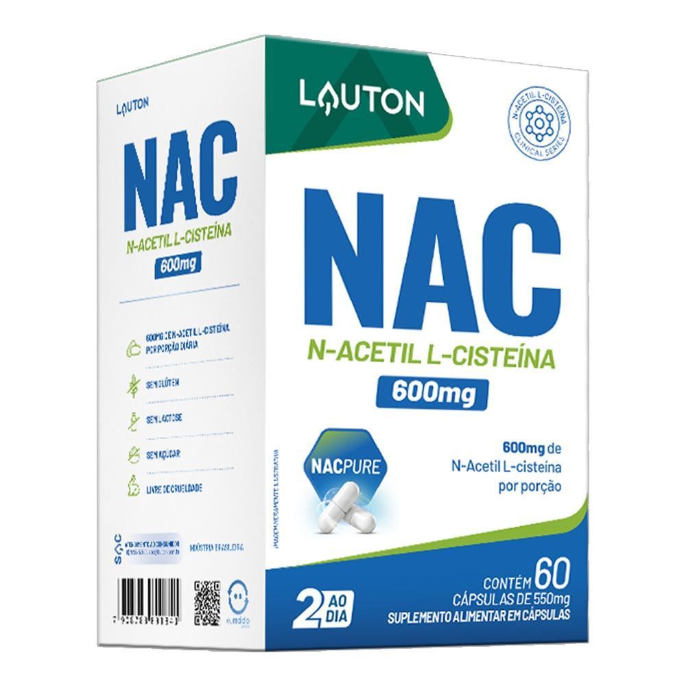 NAC N COM 60 CÁPSULAS em Oferta na Shopee