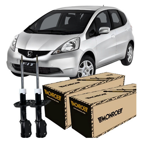 Par Amortecedor Dianteiro Monroe Honda Fit City 1.4 16v 1.5 16v 2009 á 2013