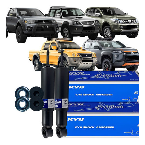 Par Amortecedor Mitsubishi L200 Triton Sport Outdoor Gl Gls