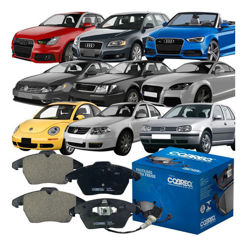 Pastilha Freio Cobreq Audi A3 Tt Vw Golf Jetta Fusca Passat