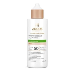 Protetor Solar Adcos FPS50 Aqua Fluid Antioleosidade Beige 40ml