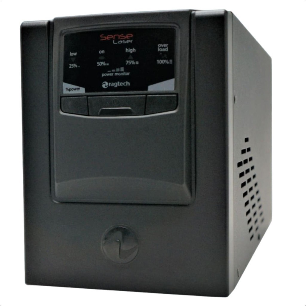 Estabilizador Sense Laser Ragtech 1500VA Microprocessado True Full Range TI 60Hz Trivolt 115V 127V 220V Saída 115V 3550