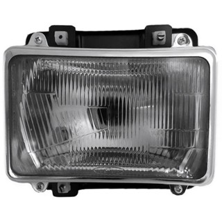 Farol MB Caminhão Cara Preta Ônibus O-371 H4 LE Aro Cromado em Oferta na Shopee