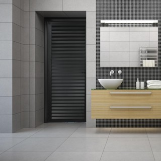 Porta de Alumínio Palheta 210x80cm Hale Esquadrias Abertura Esquerda Preto em Oferta na Shopee