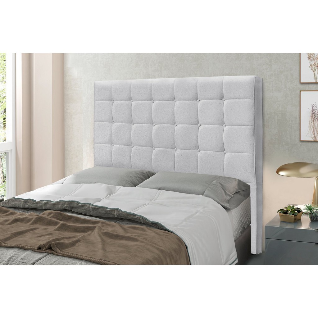 Cabeceira Queen 160cm Linho Rústico Verona em Oferta na Shopee