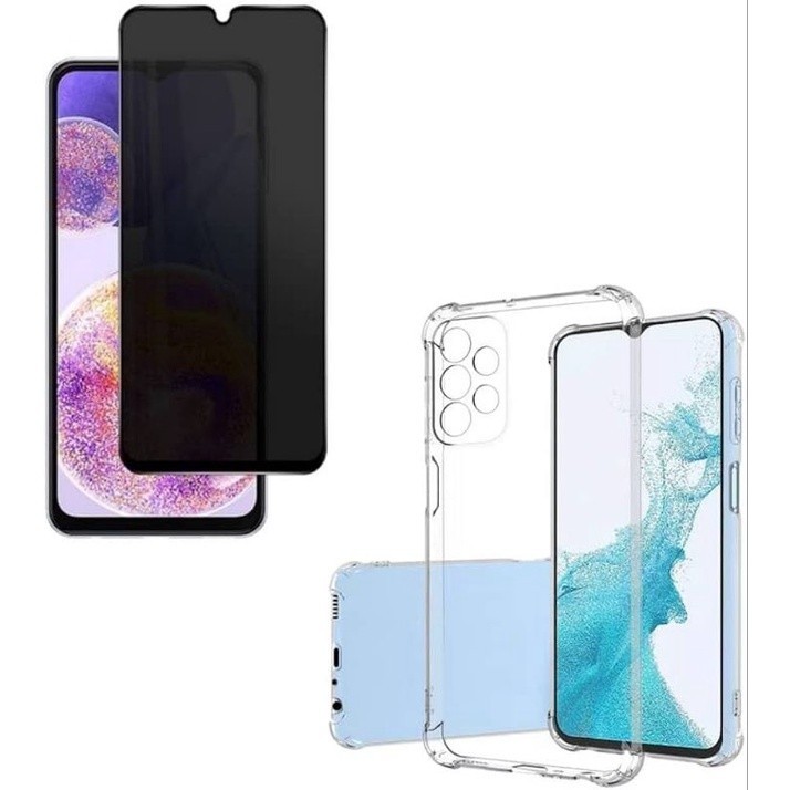Capa Case Capinha Anti Impacto Compatível Com Galaxy A73 + Película 3D Privacidade em Oferta na Shopee