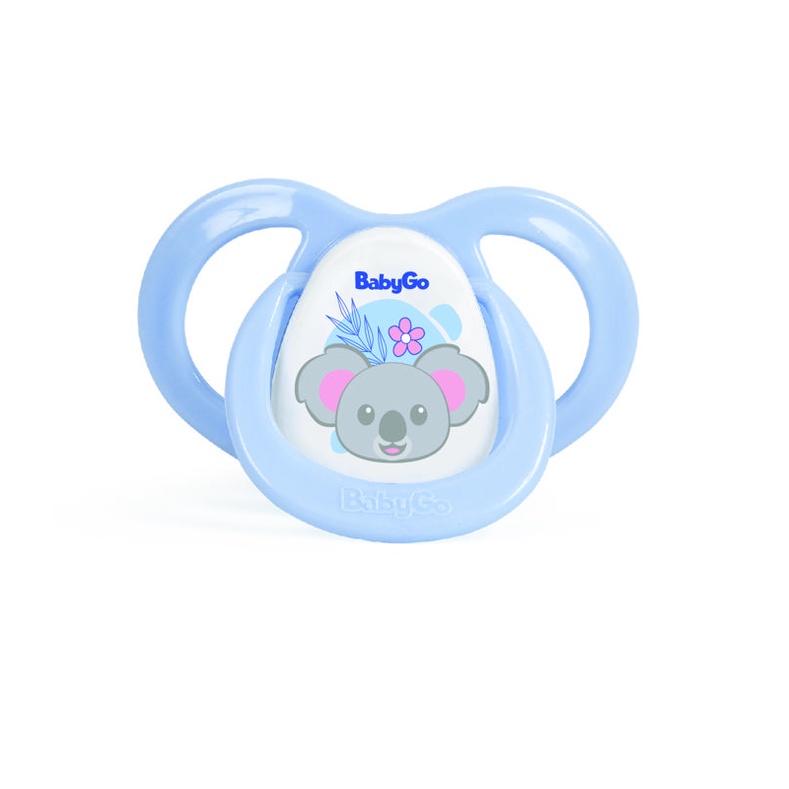 Chupeta T1 Coala Azul Menino Com Bico De Silicone Ortodontico de 0 a 6 Meses