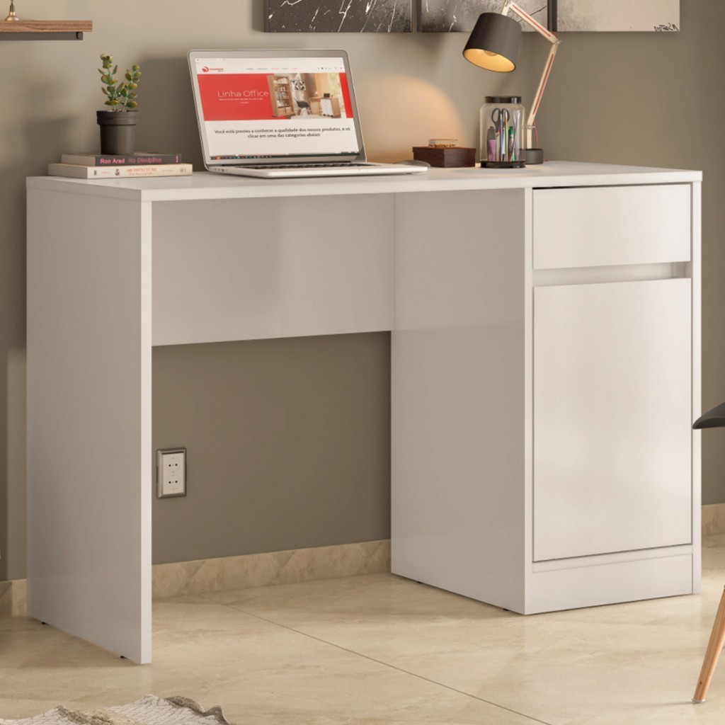 Mesa Escrivaninha Morada 1 Porta 1 Gaveta em Oferta na Shopee