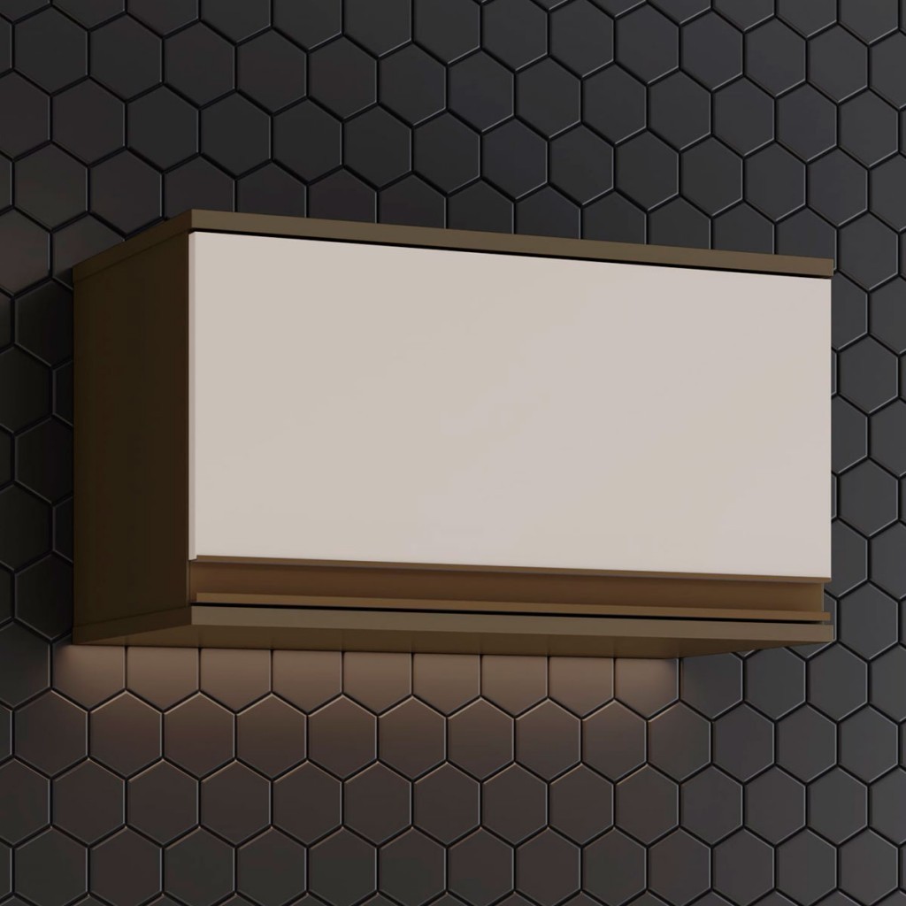 Armário Aéreo Cozinha 1 Porta Basculante Connect C77 em Oferta na Shopee