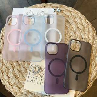 Transparente Frosted Magnético Shell Suave De Silicónio Capinha Capa Para IPhone 16 15 14 13 12 11 Pro Max 14 15 Plus em Oferta na Shopee