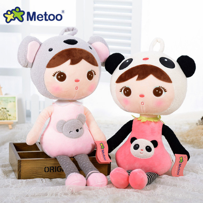 Metoo Mini Plush Encanta Boneca Kawaii Baby Brinquedos Decorativos Porta-Chaves De Animais Presentes