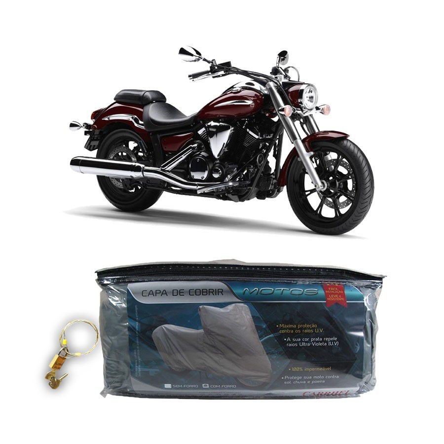 Capa com cadeado para cobrir YAMAHA XVS 950 MIDNIGHT STAR GG(199)