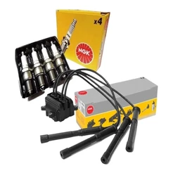 Kit Bobina Vela Cabo Clio 1.0 16v 2000 2001 2002 2003 2004