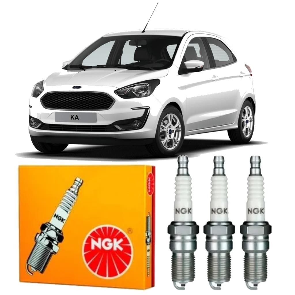 Jogo Vela Ignicao Ford Ka e Ka+ 1.0 12v 3 Cilindros 2014/... 3XLNAR7A9G