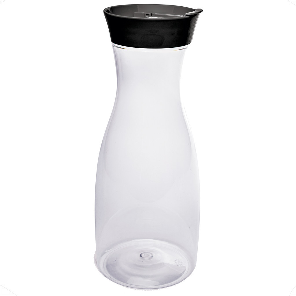 Garrafa Plástica New York 1L Tampa Rosca Preta