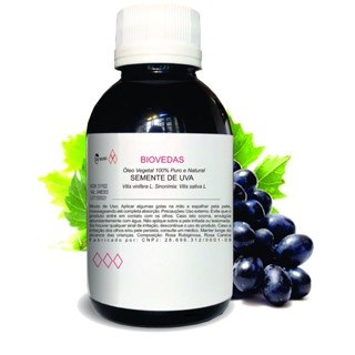 Óleo Vegetal de Semente de Uva 100% Puro 100ml em Oferta na Shopee