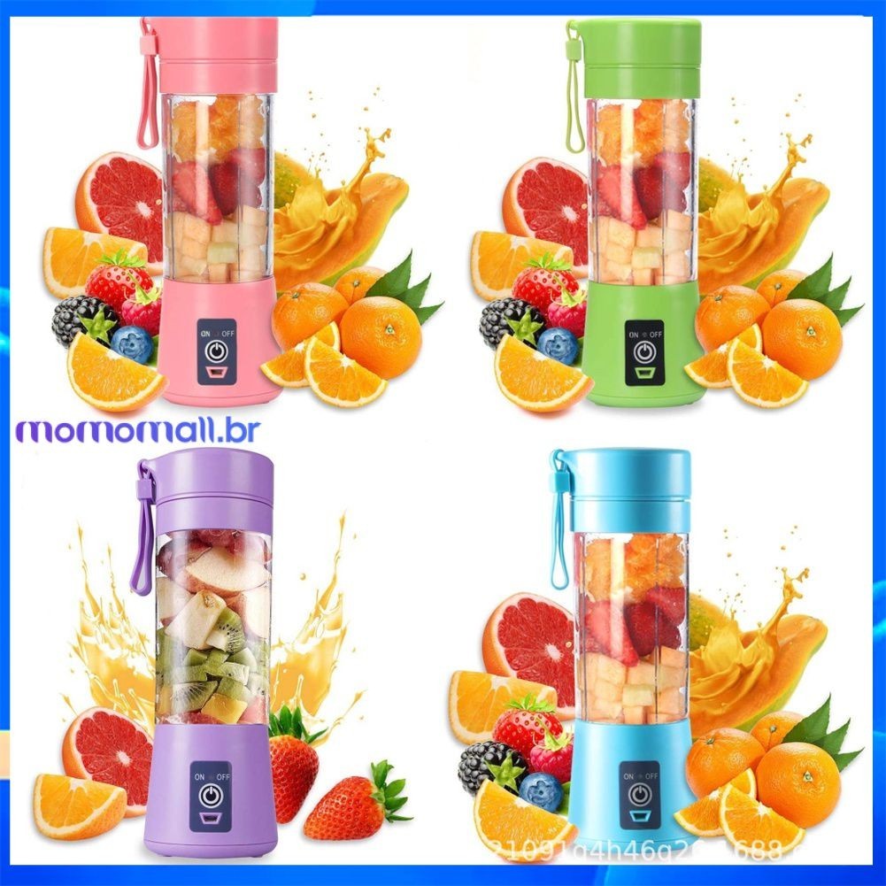 Mini Espremedor Elétrico Portátil USB Recarregável Copo De Suco De Frutas | Momomall