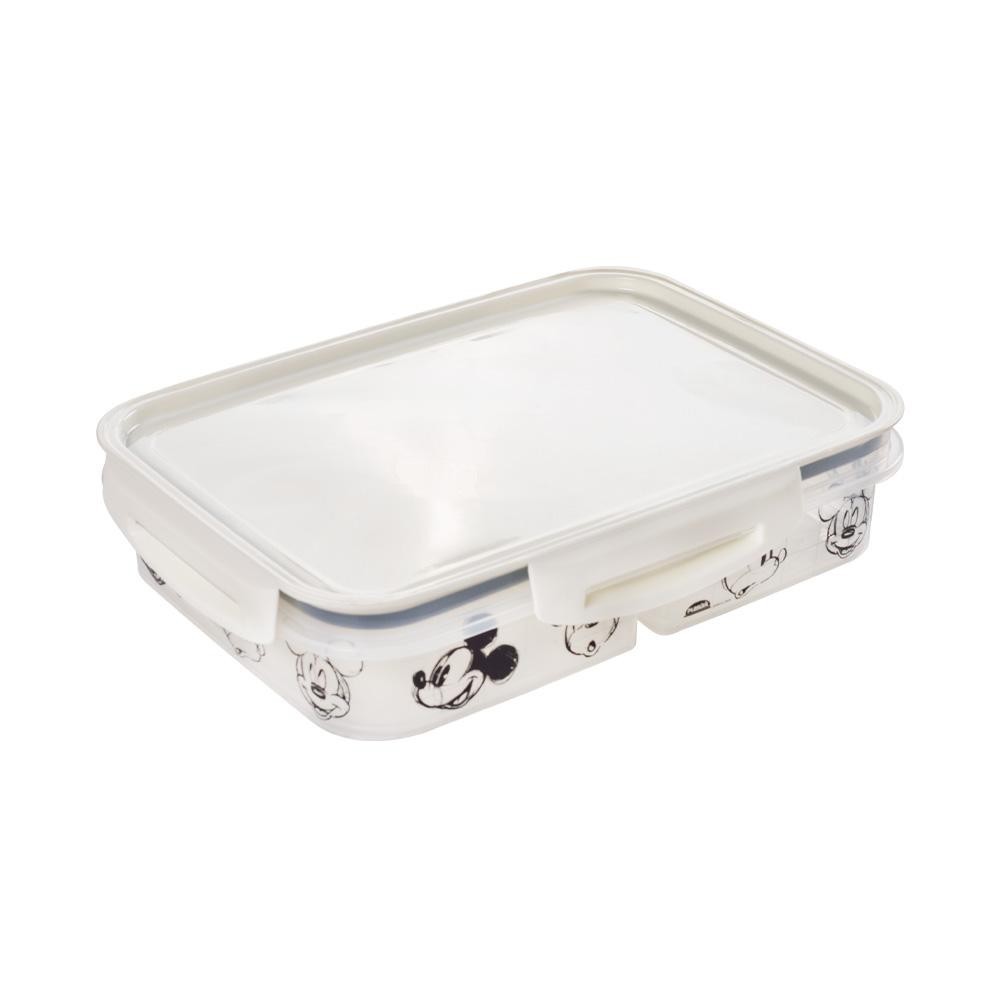 Pote Plástico Travas Hermético 2 Divisórias Mickey Plasútil - Home & Living