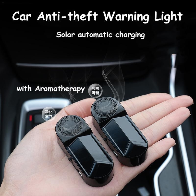 Alarme Solar Para Carro Simulado De Energia Dummy Falso LED Piscando Sistema De Power Produtos De Segurança Carregamento USB kernabr