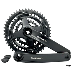 PEDIVELA SHIMANO TOURNEY FC-TY301 175MM PONTA QUADRADA - COROAS 48/38/28 - 3X7V / 3X8V