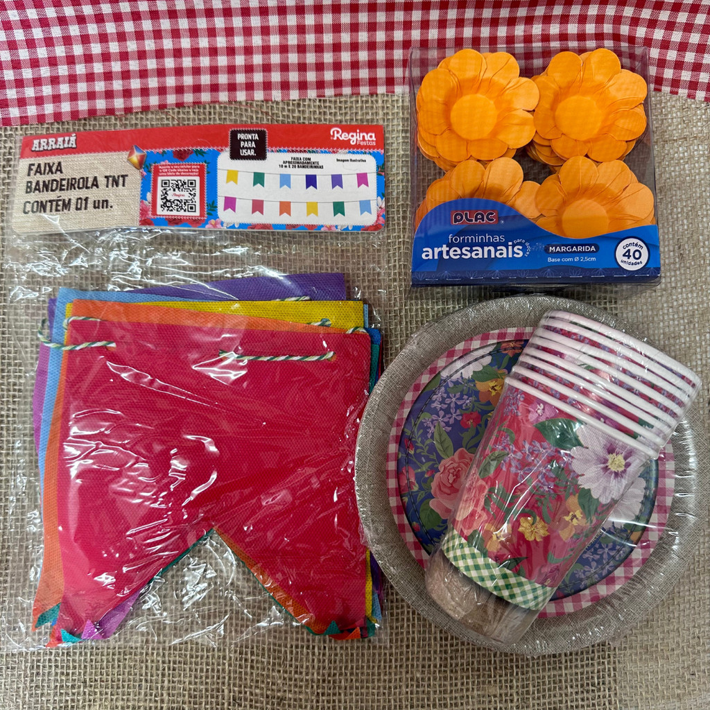 Kit Decoração Festa Junina 57 Peças - Inspire sua Festa Loja