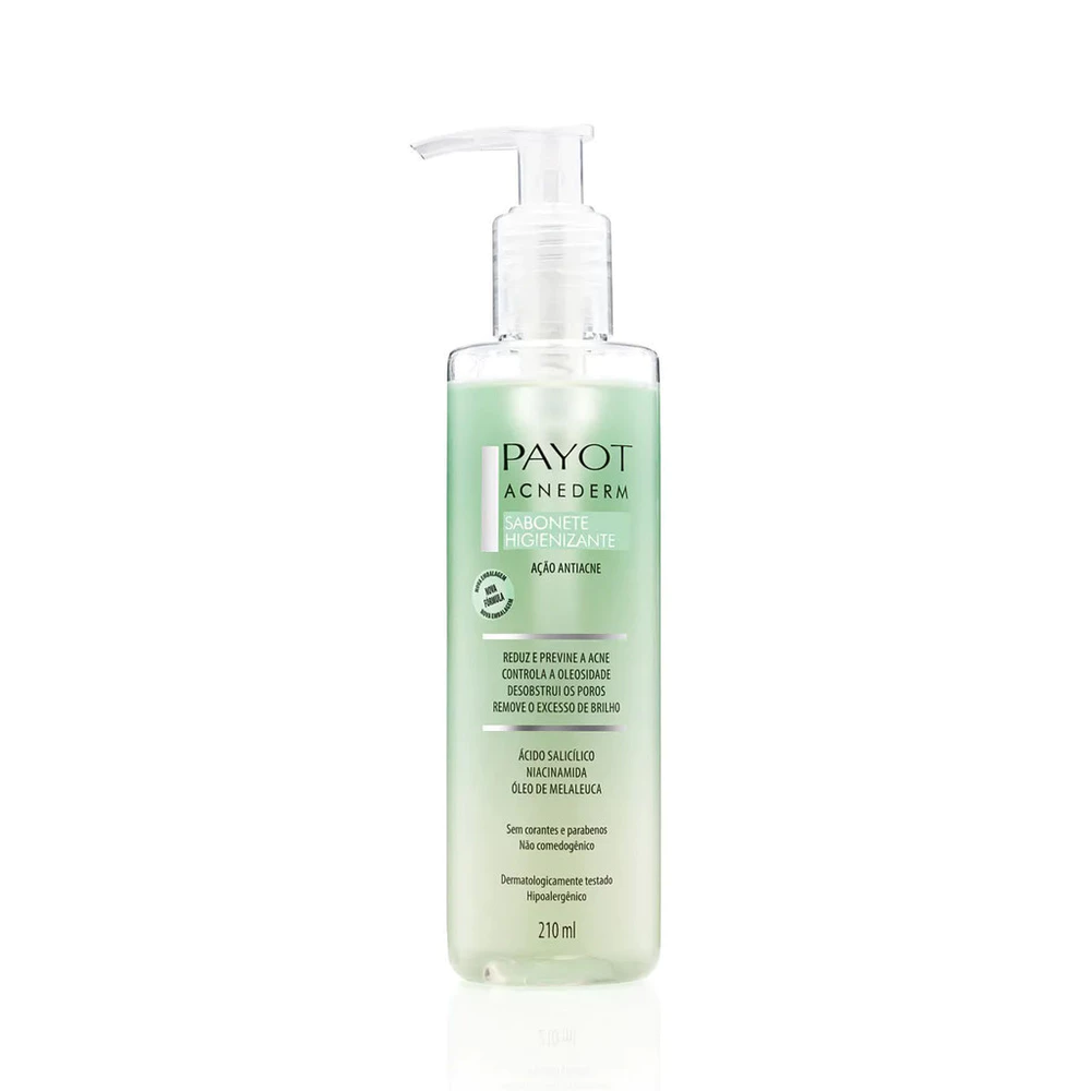 Sabonete Liquido Higienizante Facial Payot Acnederm 210ml