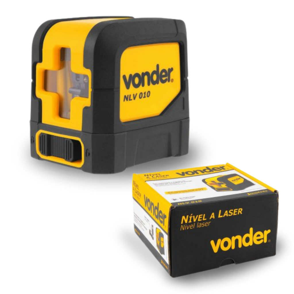Nível A Laser Vermelho 10 Metros NLV 010 Vonder