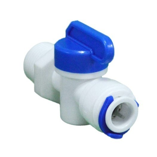 Adaptador Com Engate Rápido Para Filtro Purificador de Água Com Registro entrada de 1/2" e saída de 3/8" - Home Appliances